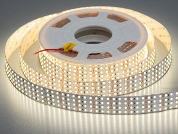 LED стрічка 12В, 480 діодів на метр, 30мм, холодний N12-2835-480-NW-20-30 фото