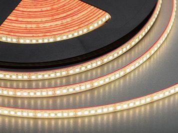 LED стрічка 24В, 180 шт/м, герметична, 8мм, теплий P24-2835-180-WW-68-8/10 фото