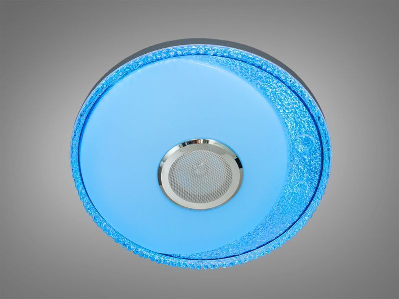 Смарт LED люстра біла RGB 70 Вт Bluetooth DB-8308/400RGB+MP3 фото