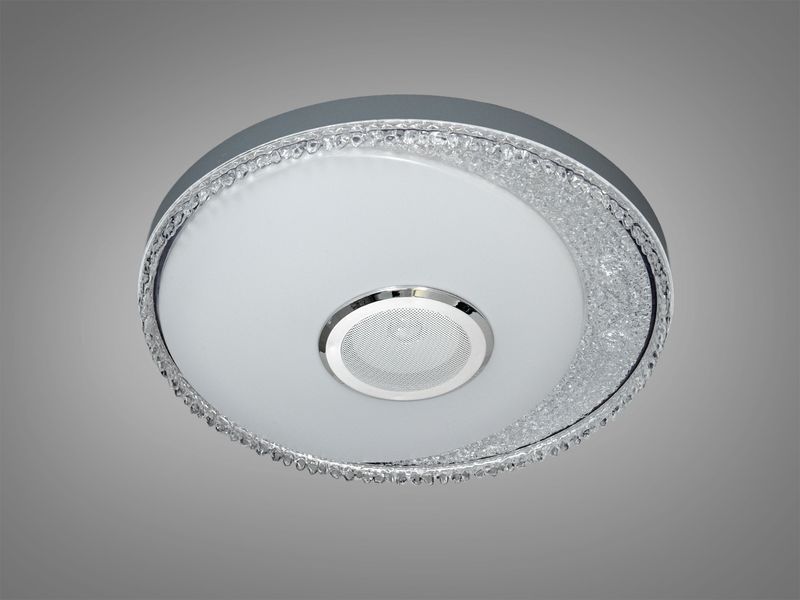 Смарт LED люстра біла RGB 70 Вт Bluetooth DB-8308/400RGB+MP3 фото