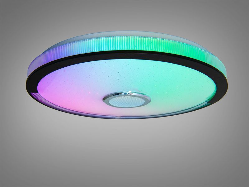 Смарт люстра Diasha біла RGB 80Вт TUYA колонка DB-8313/500RGB+MP3+TUYA фото
