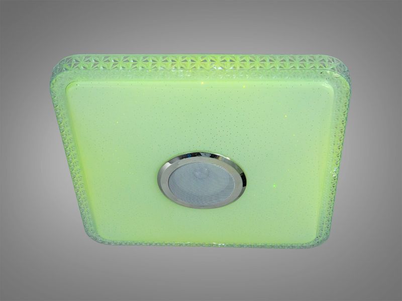 Смарт люстра LED квадрат біла 70 Вт RGB BT TUYA DB-8501C/400x400RGB+MP3+TUYA фото
