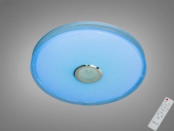 Смарт LED люстра біла 80 Вт RGB MP3 14 м&sup2; DB-8306/500RGB+MP3 фото