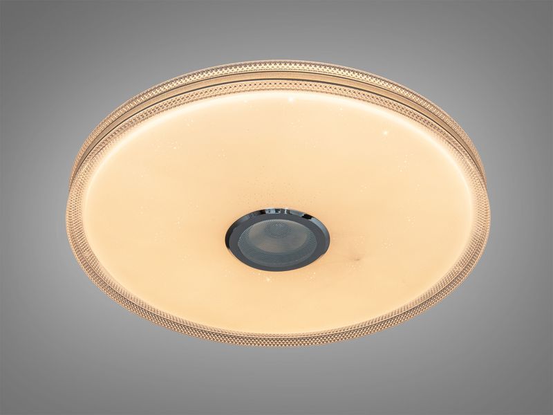 Смарт LED люстра біла 80 Вт RGB MP3 14 м&sup2; DB-8306/500RGB+MP3 фото