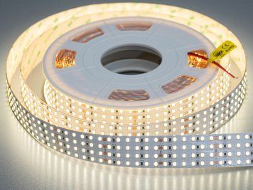 LED стрічка 24В, 480 діодів на метр, 30мм, холодний N24-2835-480-NW-20-30 фото