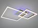 Стельова LED люстра хром 84 Вт 14 квадратів пульт 2549HR LED 3color dimmer фото 3