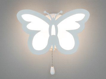 Настінний LED світильник метелик, 20W, білий 8067/1WH фото