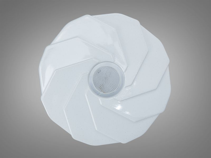LED люстра 34Вт біла хром до 6м&sup2; без пульта W-20/400 фото