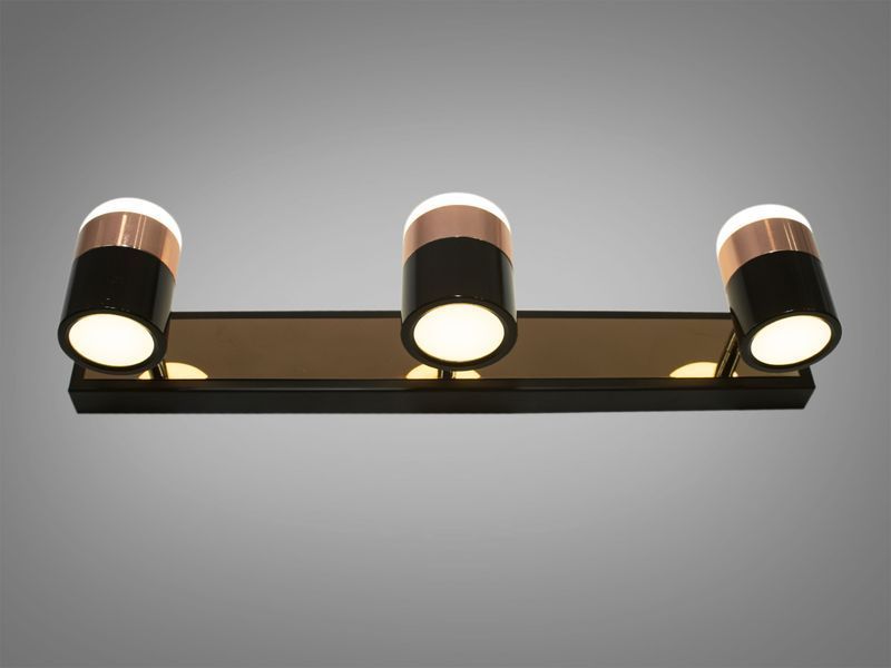 Підсвітка для дзеркал LED 15W чорний золото 5971/3 фото
