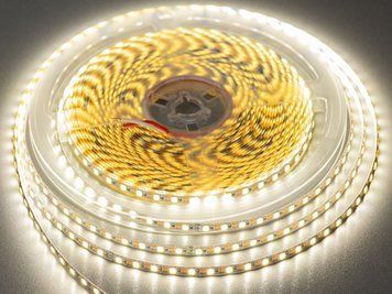 LED стрічка 12В, 120 діодів на метр, 5мм, теплий P12-2835-120-NW-20-5 фото