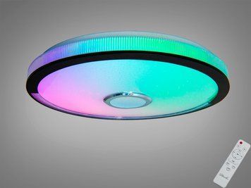 Смарт люстра Diasha біла RGB 80 Вт з MP3 DB-8313/500RGB+MP3 фото