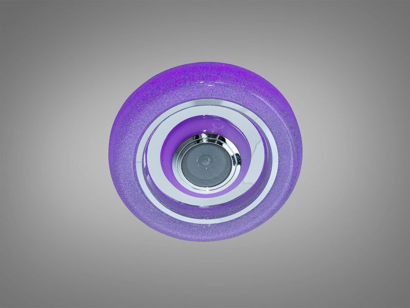Стельовий смарт світильникбілий 45 Вт RGB Bluetooth колонка DB-8314/300RGB+MP3+TUYA фото