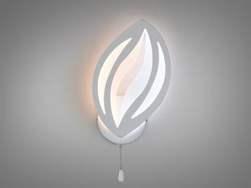 Настінне LED бра з ланцюжком 17 Вт сіре 8092/1WH фото