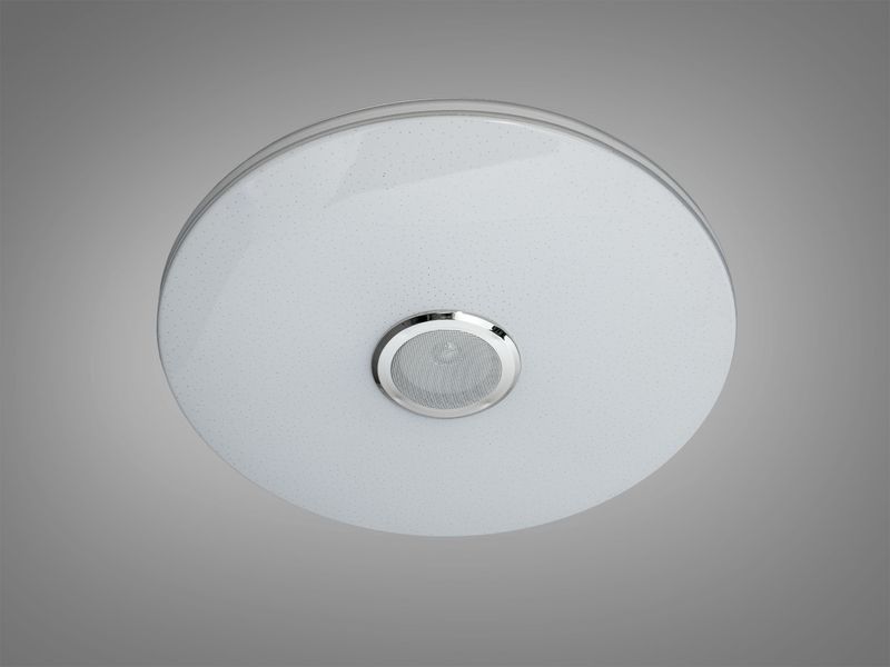 Стельова смарт люстра LED біла RGB динамік 80 Вт DB-8310/500RGB+MP3 фото