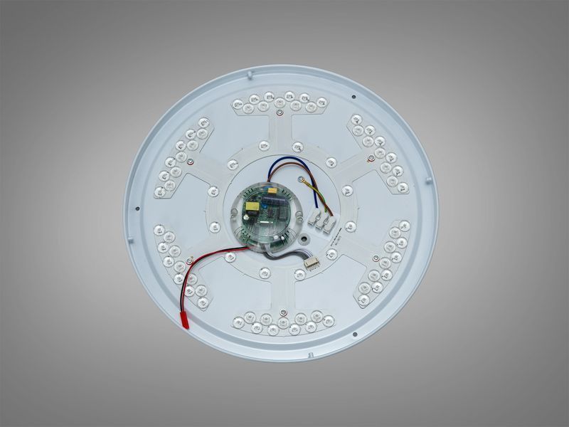 Стельова смарт люстра LED біла RGB динамік 80 Вт DB-8310/500RGB+MP3 фото