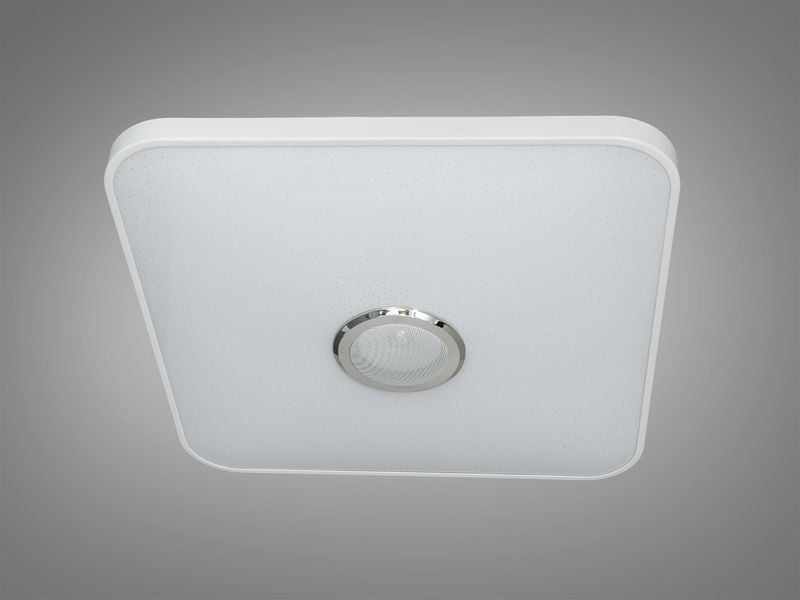 Смарт LED люстра біла RGB MP3 80Вт 500&times;500 DB-8501B/500x500RGB+MP3 фото