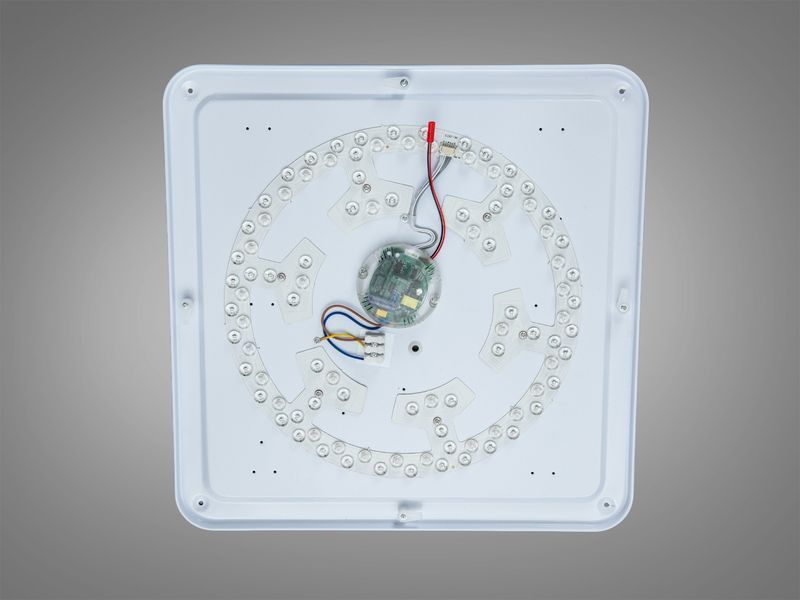 Смарт LED люстра біла RGB MP3 80Вт 500&times;500 DB-8501B/500x500RGB+MP3 фото