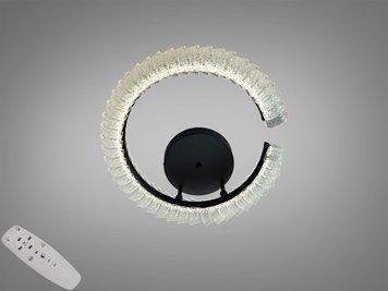 Стельова LED люстра півкільце шампань 50 Вт 2509/500BK фото