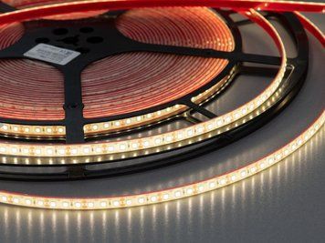 LED стрічка 12В, 120 шт/м, герметична, 8мм, теплий P12-2835-120-NW-68-8/20 фото