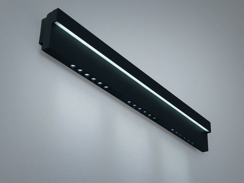 Настінне LED бра для картин білий 24 Вт 9646/L BK фото