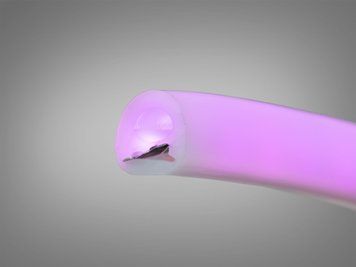 Гнучкий неон Diasha 24В тепле світло 8Вт 11мм IP67 P24-NEON-R-PINK фото