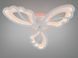 Стельова люстра LED біла 50Вт пульт 3 модулі 8166/3WH LED 3color dimmer фото 2