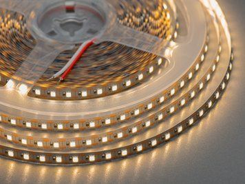 LED стрічка 12В, 120 діодів на метр, 8мм, нейтральний P12A-2835-120-WW-20-8 фото