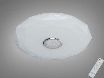 Смарт люстра LED біла 80 Вт RGB Bluetooth 14 м&sup2; DB-8303/500RGB+MP3 фото