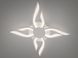 Стельова люстра Diasha біла LED димування 67Вт 2481/4+4WH LED 3color dimmer фото 4